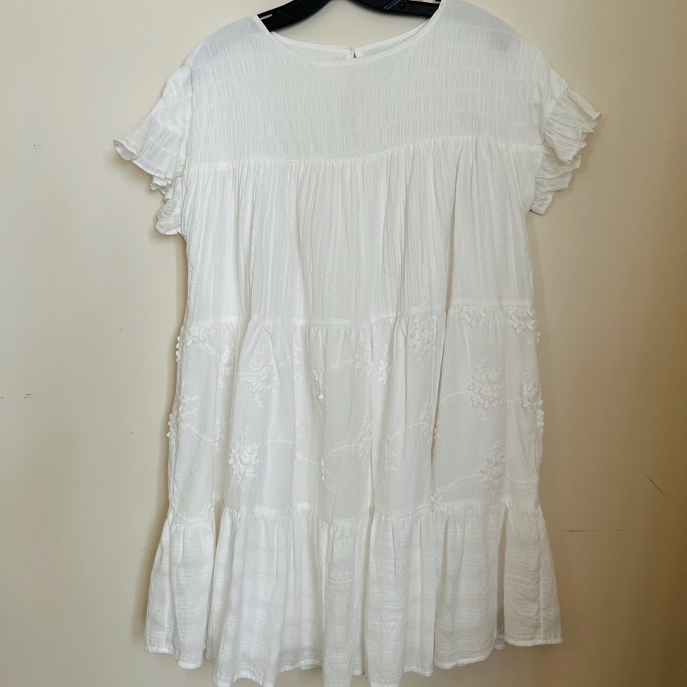 White babydoll dress